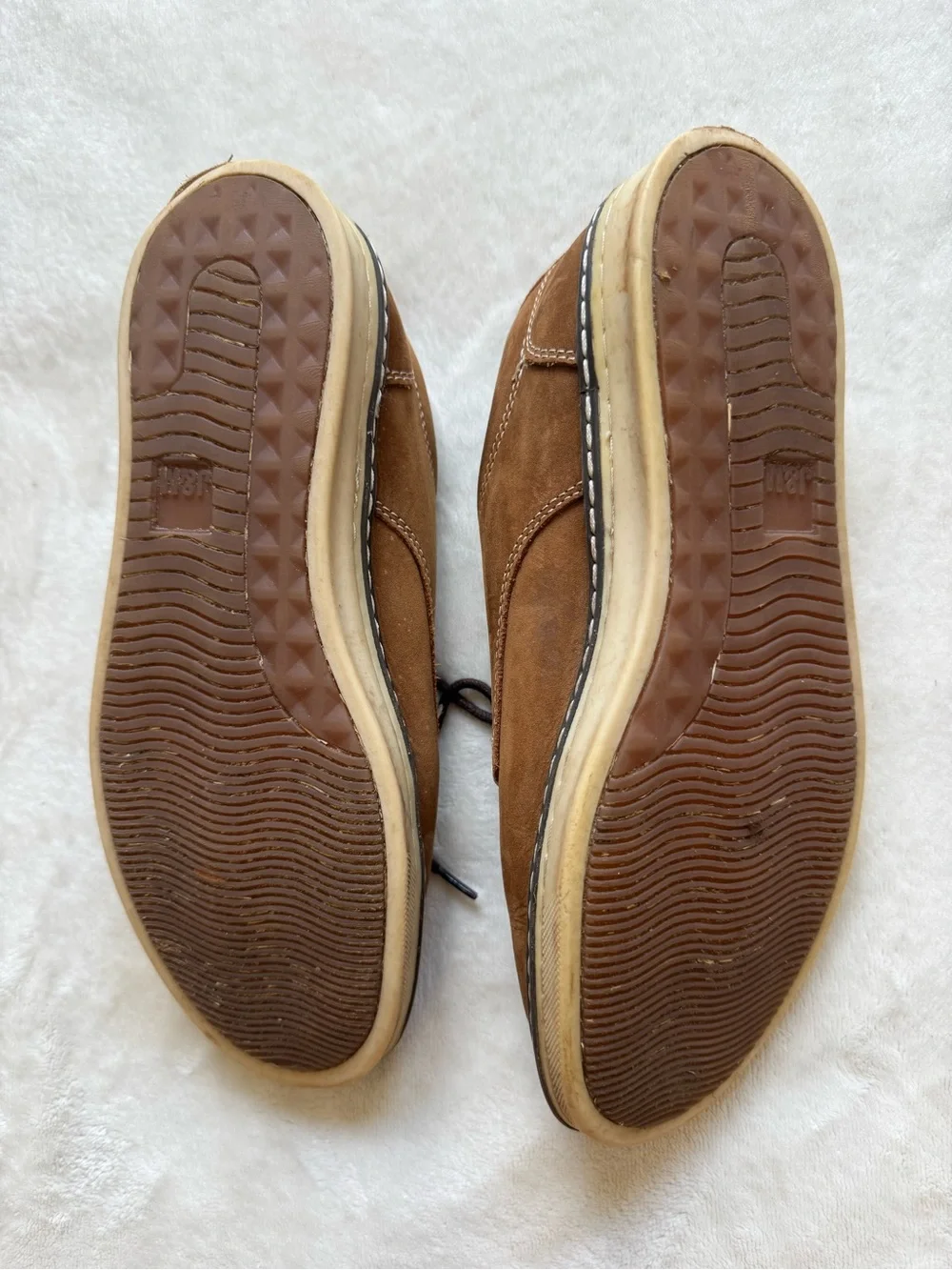 Johnston & Murphy Kids Brown Suede Lace-Up Dress Shoes